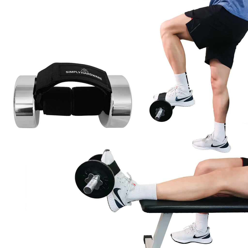 Tib Bar Foot Strap | Tibialis Trainer Strap | Adjustable Weight Dumbbell Foot Strap | Shin Splint Relief Shin Exercise | Strap only